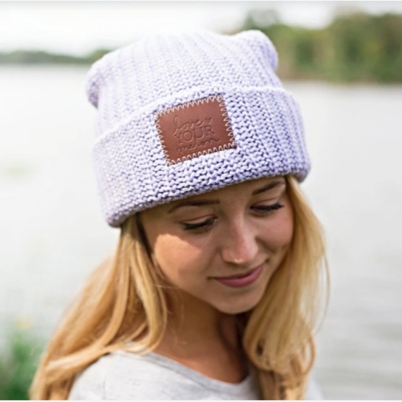 Love Your Melon Accessories - Love Your Melon CROCUS PETAL CUFFED BEANIE